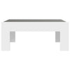 Salontafel Met Infinity Led 70X50X30 Cm Wit