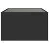 Salontafel Met Infinity Led 70X50X30 Cm Zwart