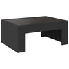 Salontafel Met Infinity Led 70X50X30 Cm Zwart
