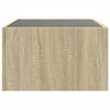 Salontafel Met Infinity Led 70X50X30 Cm Kleurig Sonoma Eiken