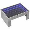 Salontafel Met Infinity Led 70X50X30 Cm Betongrijs