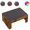 Salontafel Met Infinity Led 70X50X30 Cm Kleurig Gerookt Eiken