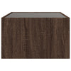 Salontafel Met Infinity Led 70X50X30 Cm Ig Bruin Eikenkleur