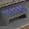 Salontafel Met Infinity Led 70X50X30 Cm Betongrijs