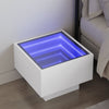 Nachtkastje Met Infinity Led 40X40X30 Cm Kleurig