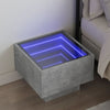 Nachtkastje Met Infinity Led 40X40X30 Cm Kleurig