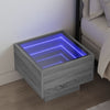 Nachtkastje Met Infinity Led 40X40X30 Cm Kleurig