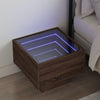 Nachtkastje Met Infinity Led 40X40X30 Cm Kleurig
