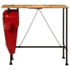 Bartafel Tractor Massief Mangohout Rood En Bruin