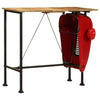 Bartafel Tractor Massief Mangohout Rood En Bruin