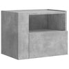 Nachtkastje Wandgemonteerd 45X30X35 Cm Betongrijs