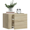 Nachtkastjes Wandgemonteerd 45X30X35 Cm Eiken