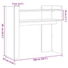 Wandtafel 100X35X90 Cm Bewerkt Hout