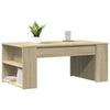 Salontafel 102X55X42 Cm Bewerkt Hout Kleurig