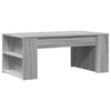 Salontafel 102X55X42 Cm Bewerkt Hout Eikenkleurig