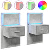 Nachtkastjes Met Led's Wandgemonteerd