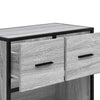 Nachtkastje 60X31X60 Cm Bewerkt Hout En Metaal