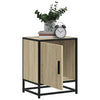 Nachtkastjes 2St 40X31X50Cm Bewerkt Hout En Metaal