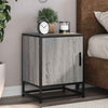 Nachtkastjes 2St 40X31X50Cm Bewerkt Hout En Metaal