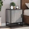 Nachtkastjes 2St 40X31X50Cm Bewerkt Hout En Metaal