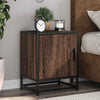 Nachtkastjes 2St 40X31X50Cm Bewerkt Hout En Metaal
