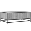 Salontafel 90X57X35 Cm Bewerkt Hout En Metaal