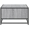 Salontafel 100X57X35 Cm Bewerkt Hout En Metaal