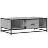 Salontafel 100X57X35 Cm Bewerkt Hout En Metaal