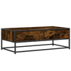 Salontafel 100X50X35 Cm Bewerkt Hout En Metaal
