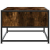 Salontafel 100X50X35 Cm Bewerkt Hout En Metaal