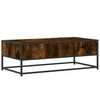 Salontafel 100X50X35 Cm Bewerkt Hout En Metaal
