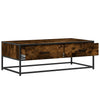 Salontafel 100X50X35 Cm Bewerkt Hout En Metaal