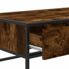 Salontafel 100X50X35 Cm Bewerkt Hout En Metaal