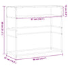 Wandtafel 90X35X80 Cm Bewerkt Hout