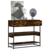 Wandtafel 90X35X80 Cm Bewerkt Hout Eikenkleurig