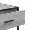 Wandtafel 90X35X80 Cm Bewerkt Hout Eikenkleurig