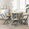 Eetkamerstoelen 4 St Corona Inklapbaar Massief Grenenhout