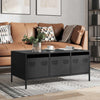 Salontafel 101,5X50X43,5 Cm Koudgewalst Staal