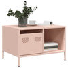 Salontafel 68,5X50X43,5 Cm Koudgewalst Staal Kleurig