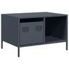 Salontafel 68,5X50X43,5 Cm Koudgewalst Staal Kleurig