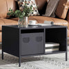 Salontafel 68,5X50X43,5 Cm Koudgewalst Staal Kleurig