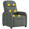 Massagestoel Stof Donkergrijs