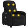 Massagestoel Stof Zwart