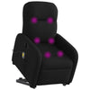 Sta-Op-Massagestoel Stof Zwart
