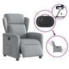 Fauteuil Stof Lichtgrijs