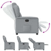 Fauteuil Stof Lichtgrijs