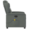 Massagestoel Stof Donkergrijs