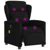 Massagestoel Stof Zwart