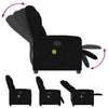 Massagestoel Stof Zwart