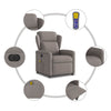 Massagestoel Stof Taupe